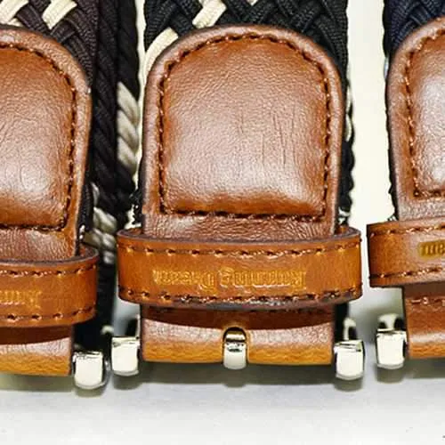 115CM Men Unisex Elastic Nylon Belt Outdoor Sports Durable Pin Buckle Jeans Waistband