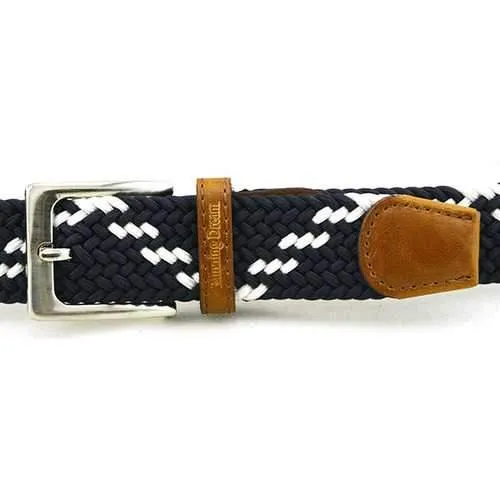 115CM Men Unisex Elastic Nylon Belt Outdoor Sports Durable Pin Buckle Jeans Waistband