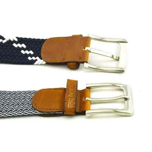 115CM Men Unisex Elastic Nylon Belt Outdoor Sports Durable Pin Buckle Jeans Waistband