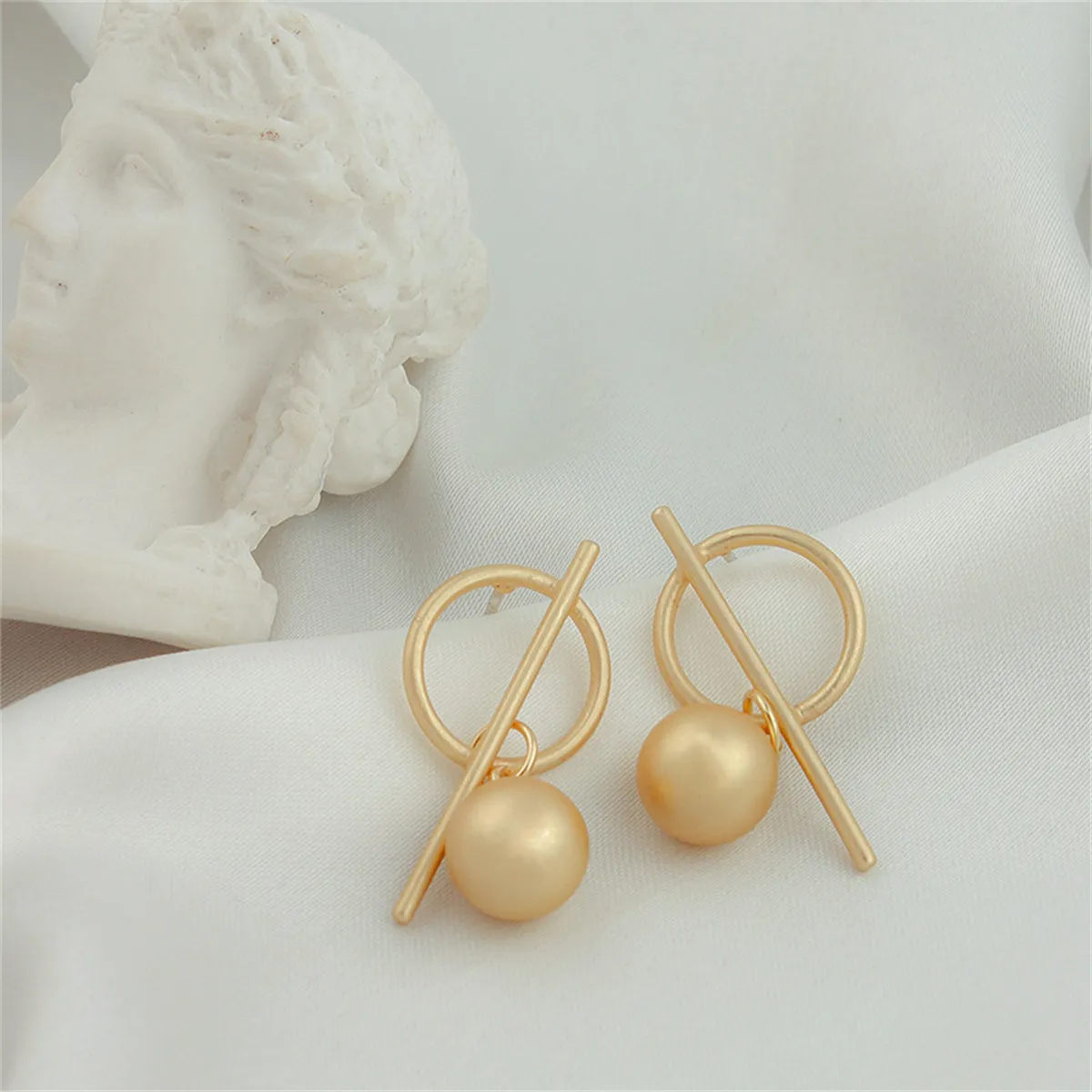 18K Gold-Plated Ball Drop Earrings