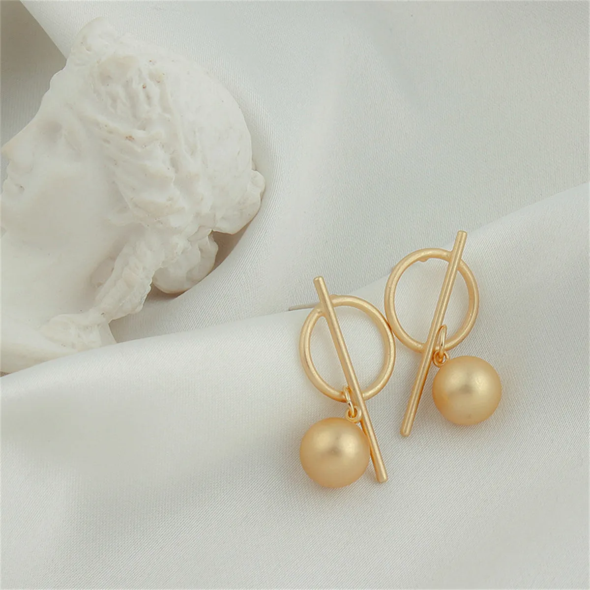 18K Gold-Plated Ball Drop Earrings