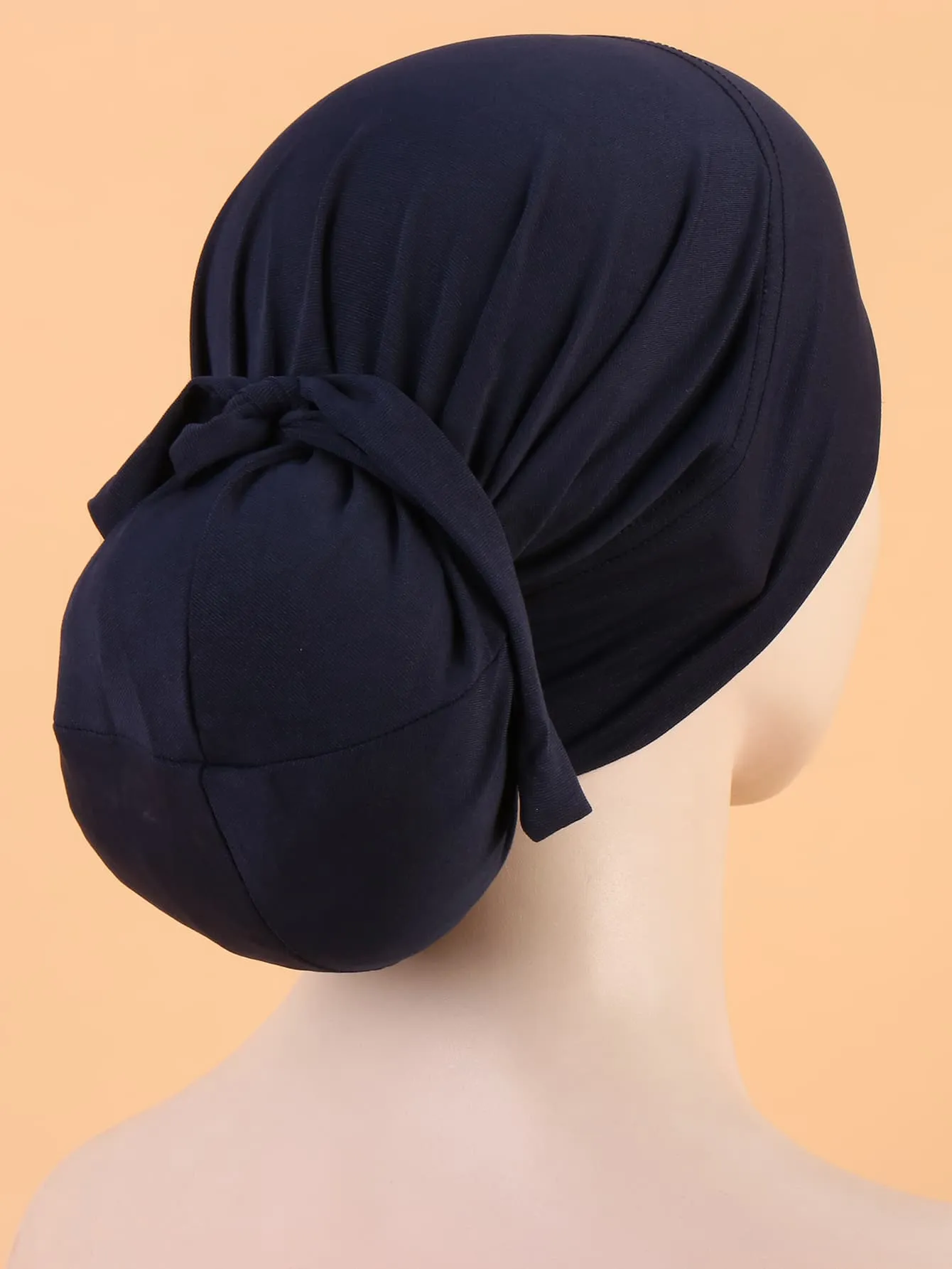 1pc Soft Minimalist Solid Hat Bonnet Hair Bonnet Turban