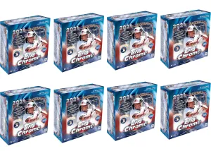 2024 Topps Chrome Update Series Baseball Mega Box 8x Lot