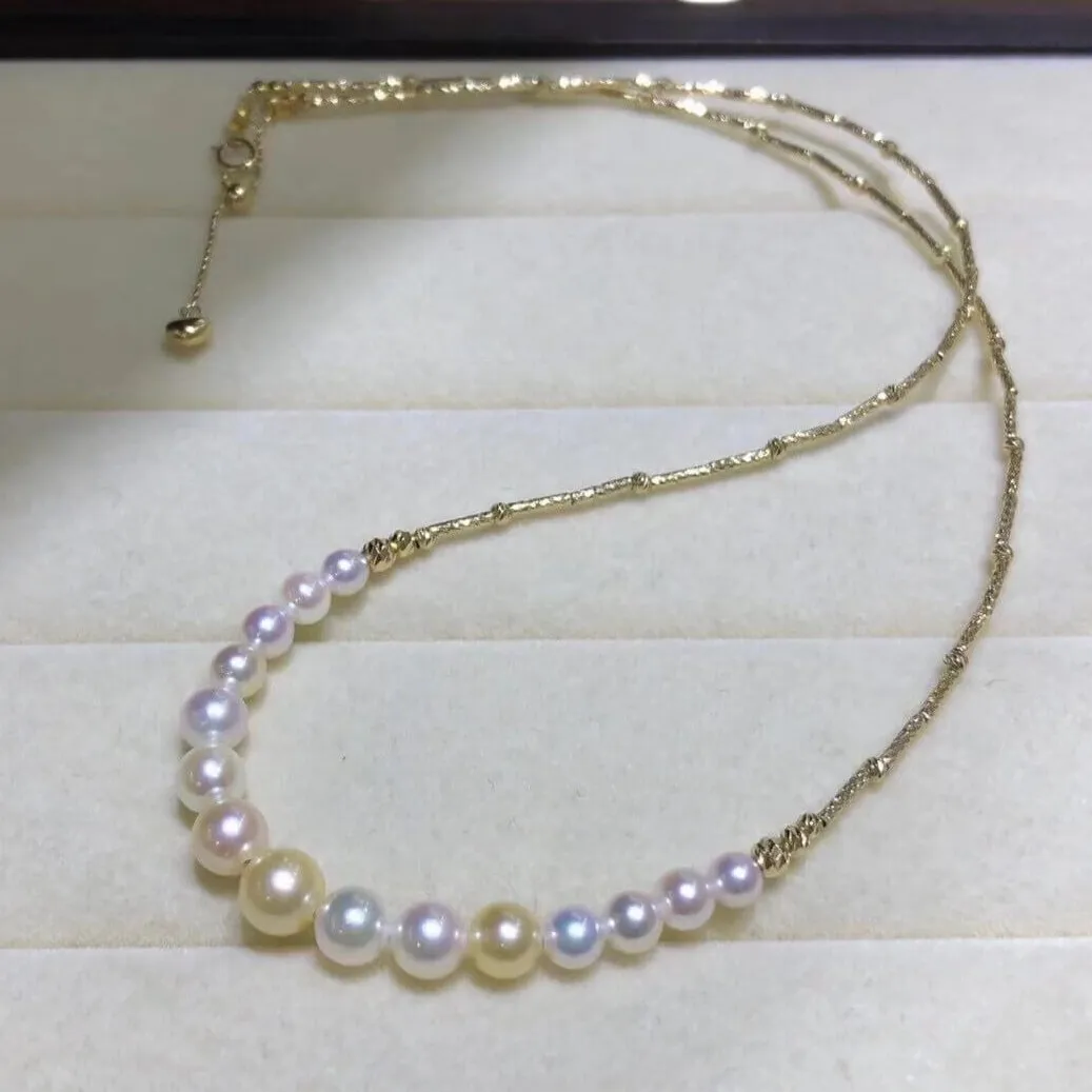 4.0-7.0 mm Graduated Akoya Pearl Necklace