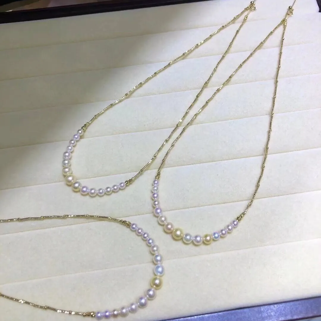 4.0-7.0 mm Graduated Akoya Pearl Necklace