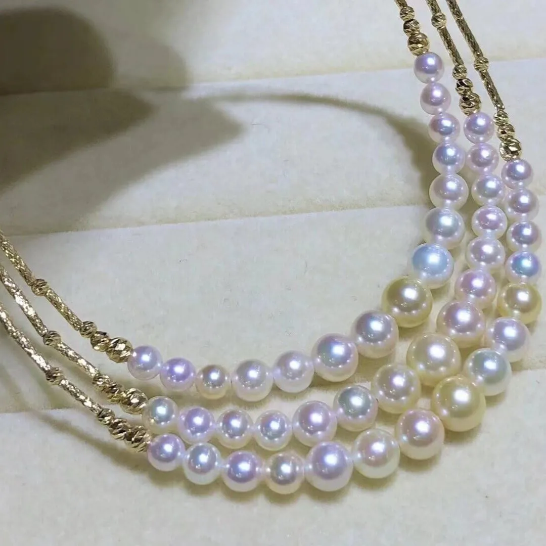 4.0-7.0 mm Graduated Akoya Pearl Necklace