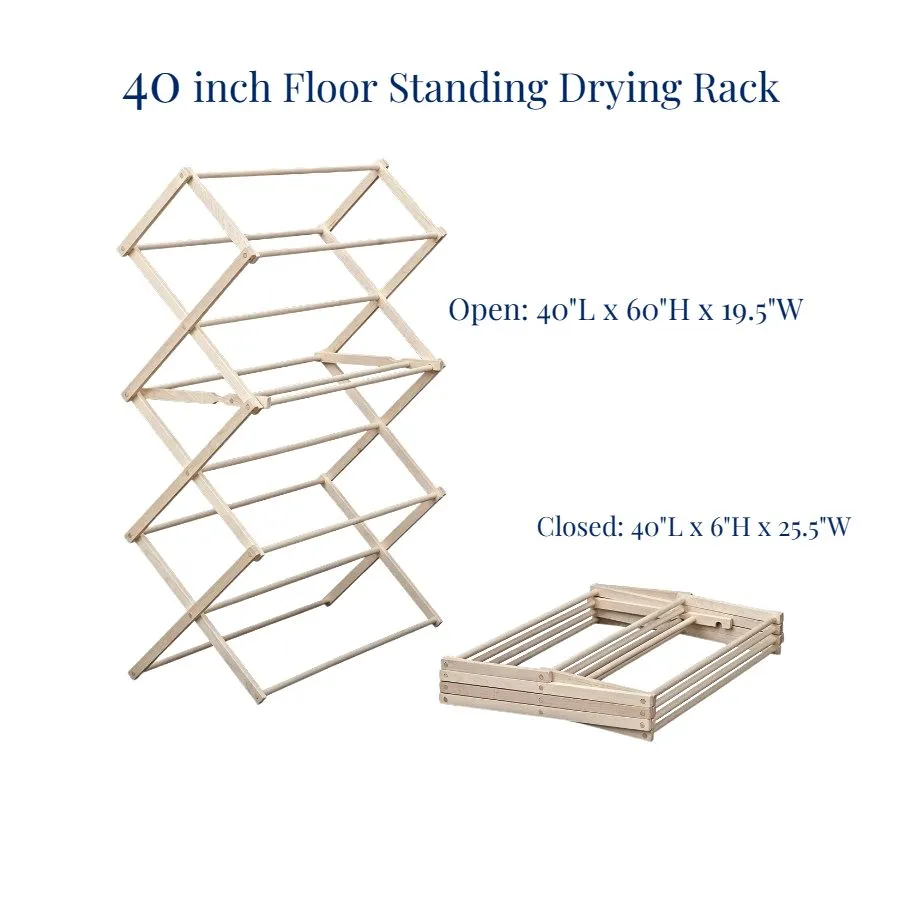40 Inch Unassembled Floor Standing Clothes Rack Kit