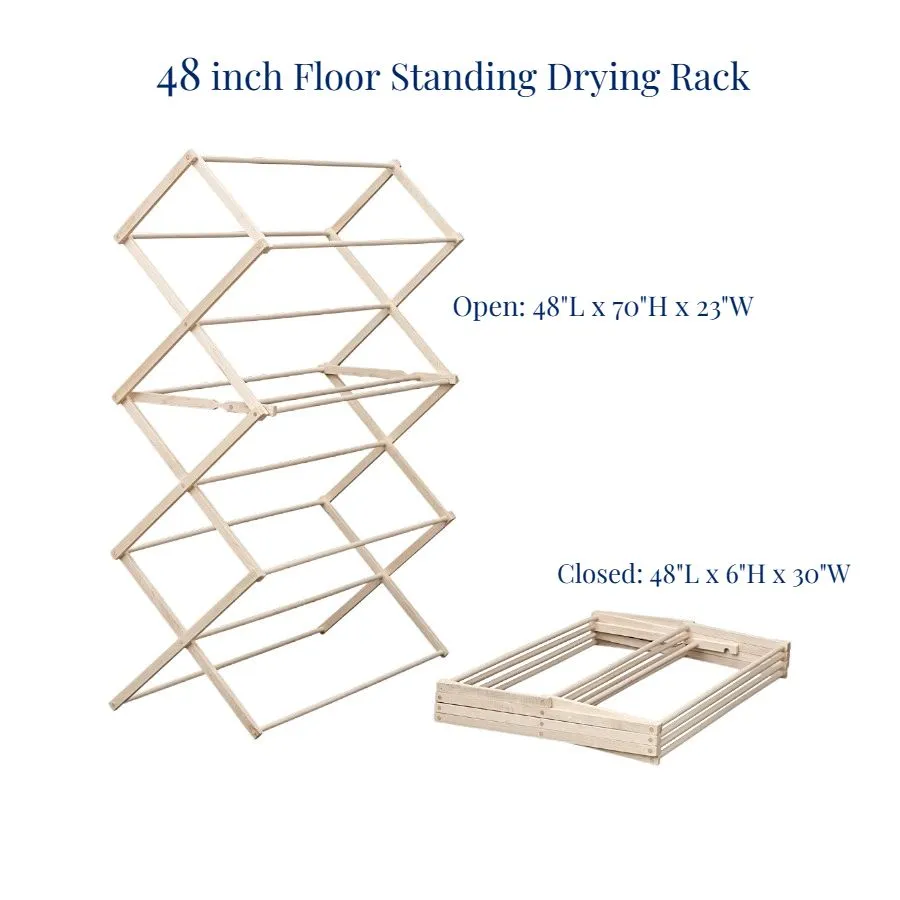 48 Inch Unassembled Floor Standing Clothes Rack Kit