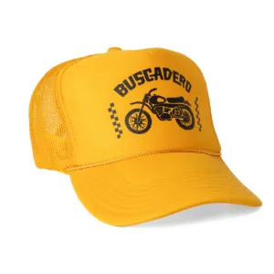 ‘74 Moto’ Foam Trucker Hat - Gold