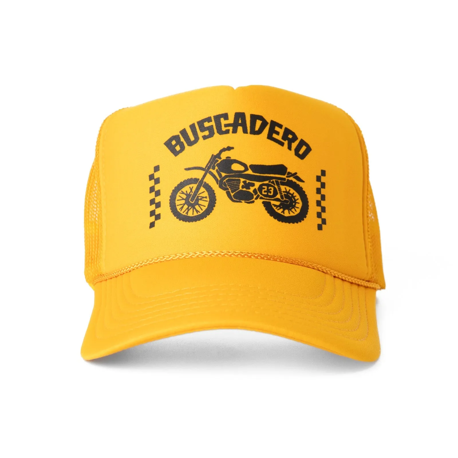 ‘74 Moto’ Foam Trucker Hat - Gold