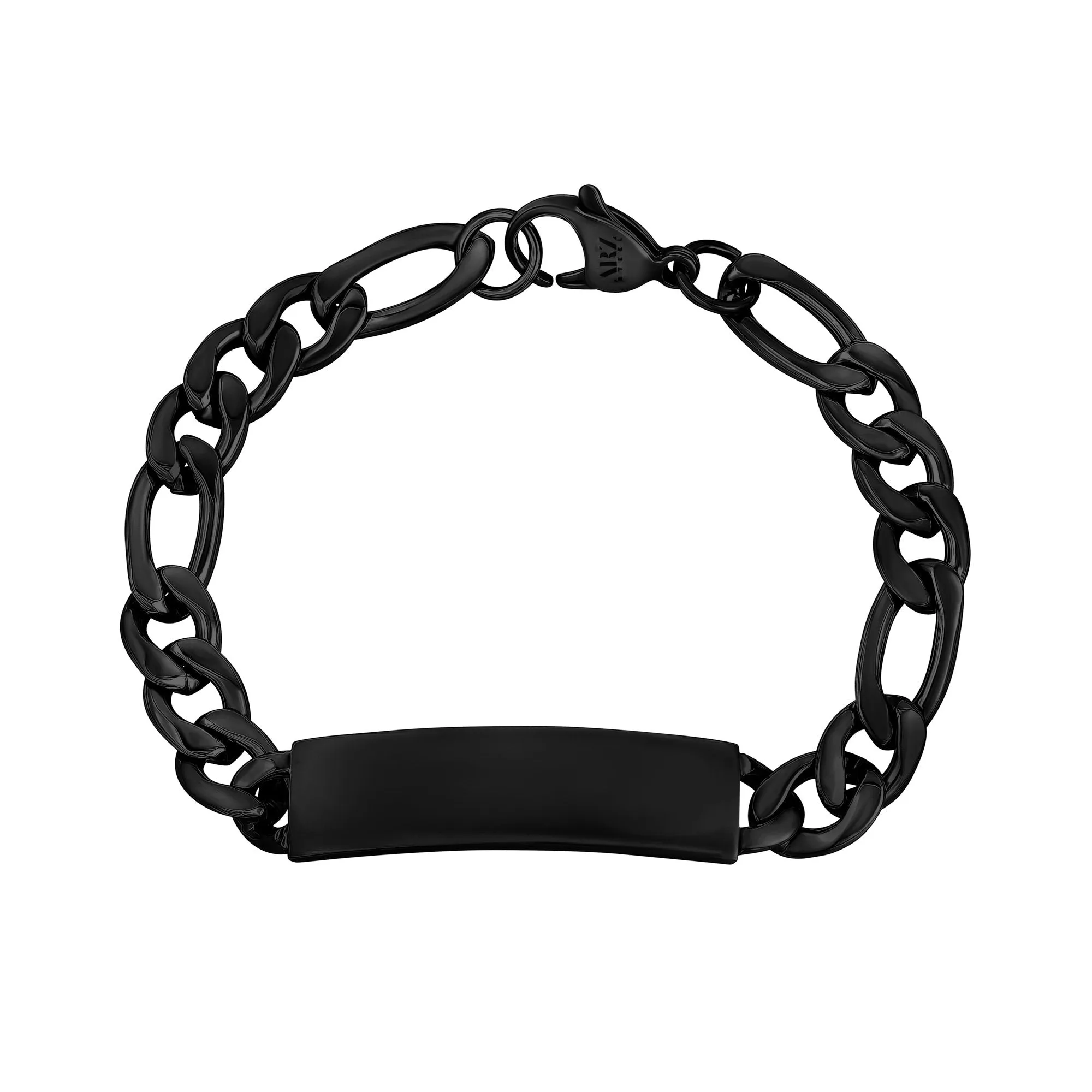9mm Figaro Link ID Bracelet