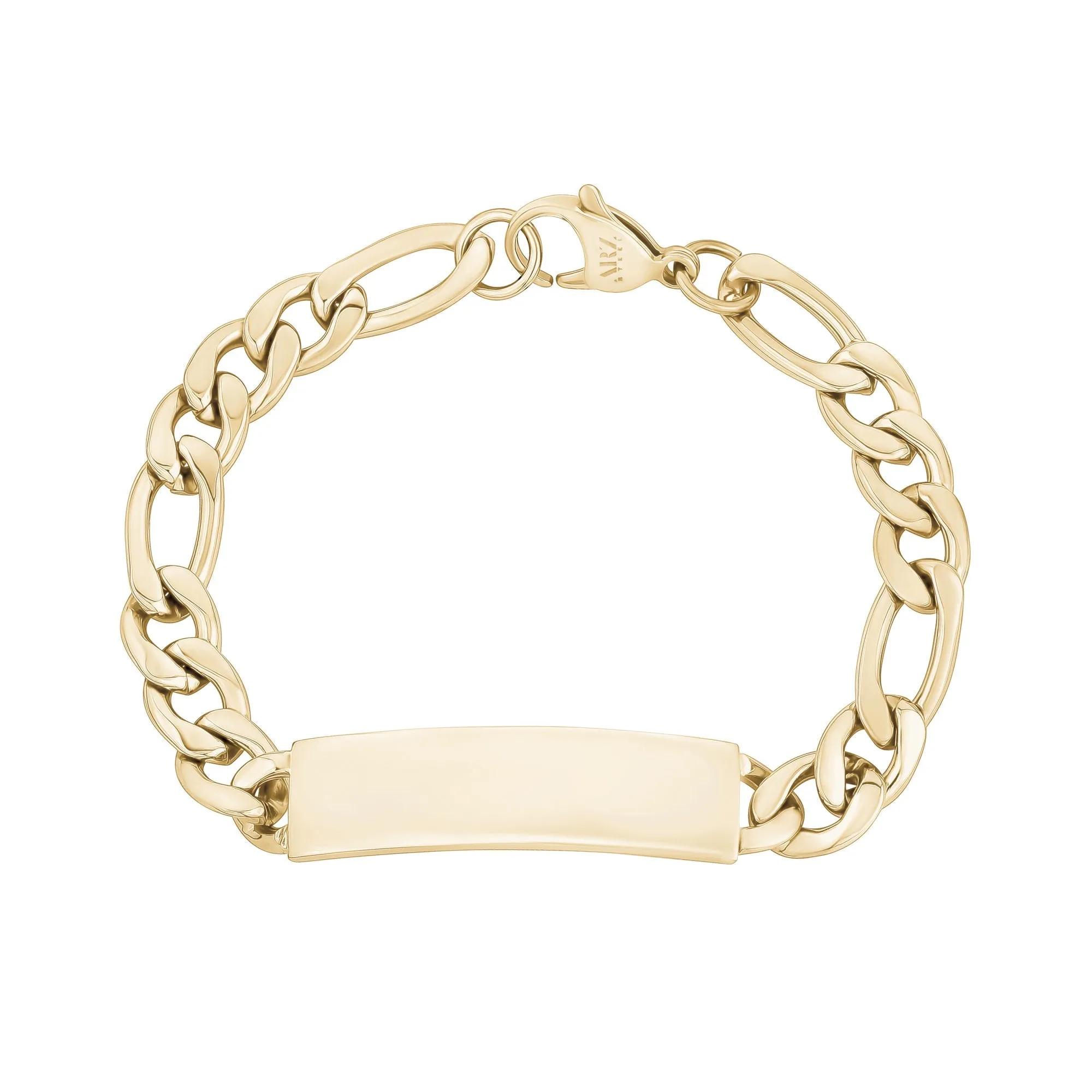 9mm Figaro Link ID Bracelet