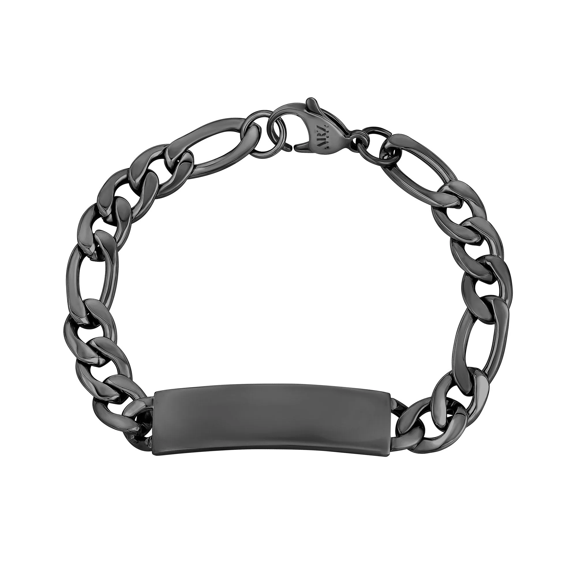 9mm Figaro Link ID Bracelet