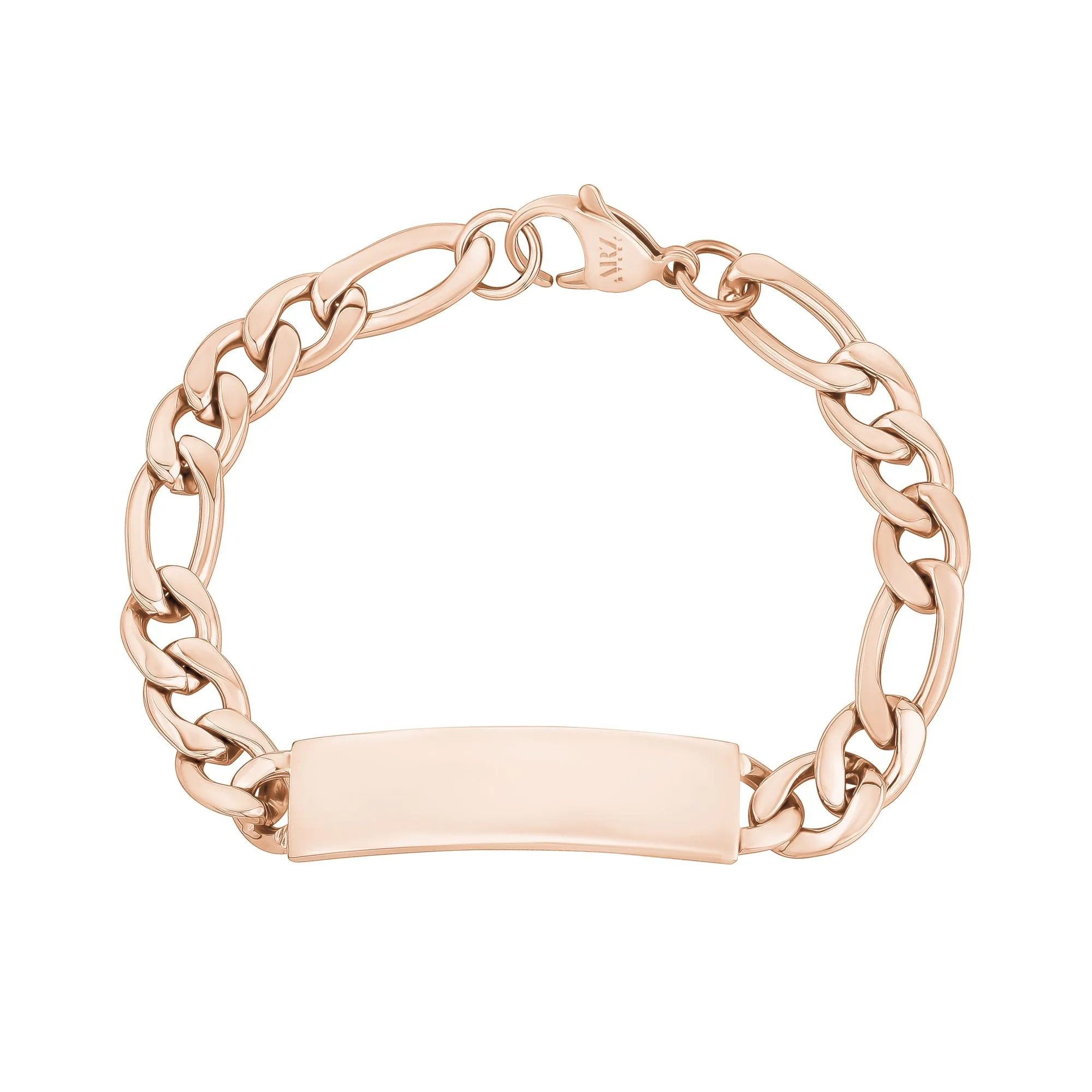 9mm Figaro Link ID Bracelet