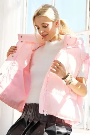 ADORA Casual Puffy Hoodie Vest