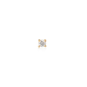 Ania Haie 14kt Gold Stargazer Natural Diamond Single Labret Earring