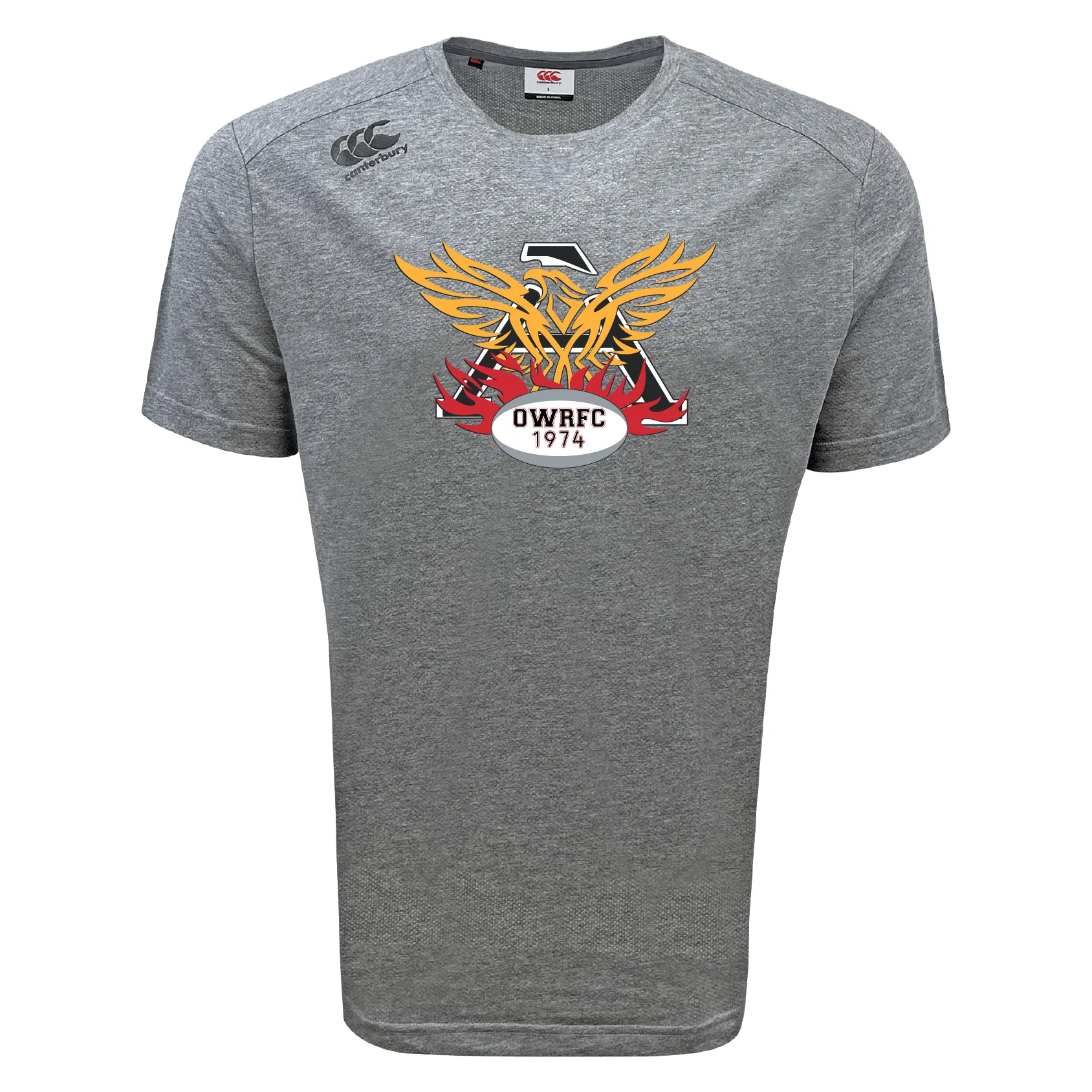 Atlanta Old White Rugby Tempo Vapodri T-Shirt by Canterbury