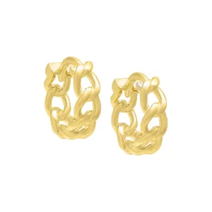 Baby Curb Link Huggie Earring