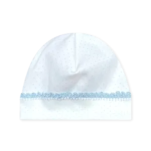 Baby Hat - Precious Blue Bitty Dot
