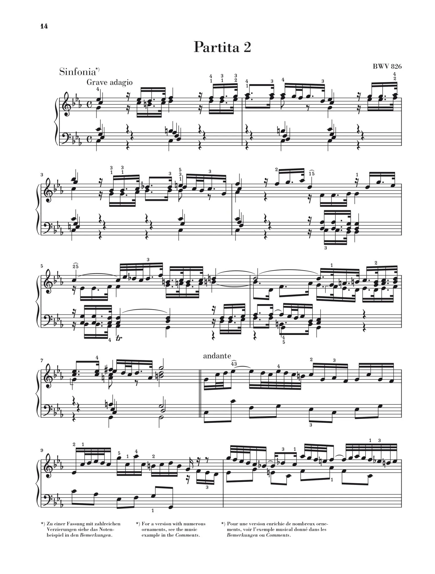 Bach: Six Partitas BWV 825-830, Bound Edition
