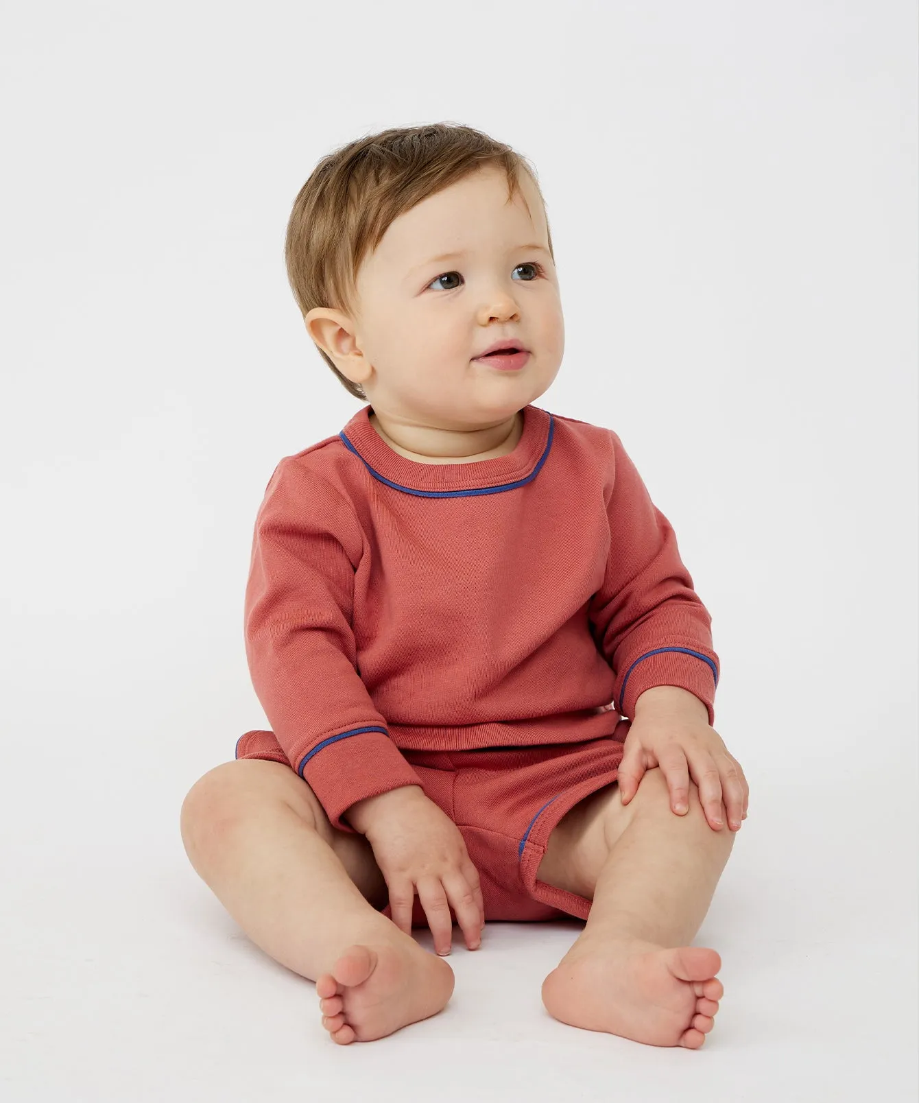 Bailey Baby Short, Nautical Red