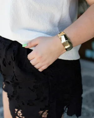 BAMBOO HINGE CUFF BRACELET
