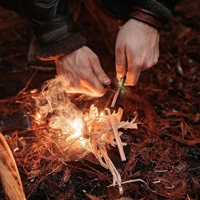 überleben Fire Starter for Survival - Waterproof Flint and Steel - Camping Fire Starter