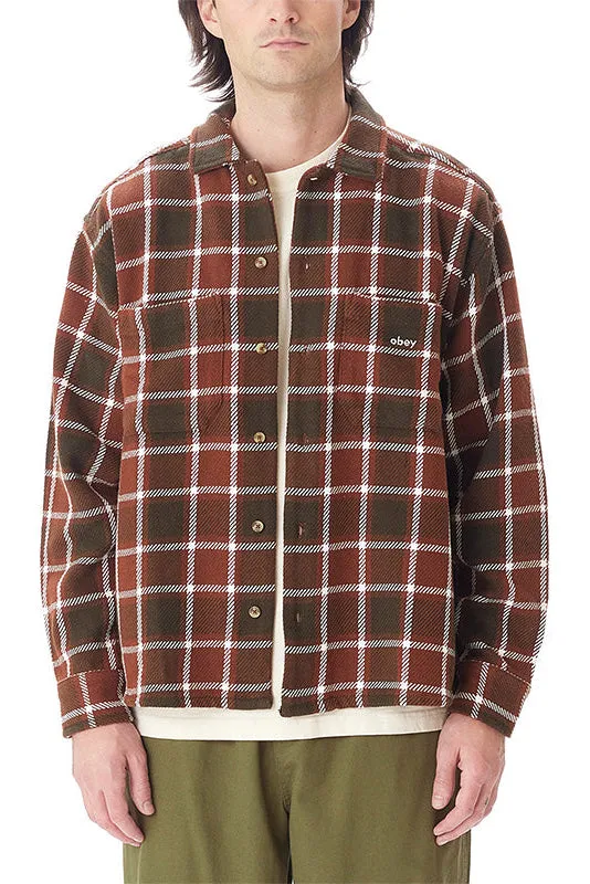 Bigwig Plaid Woven Shirt Sepia