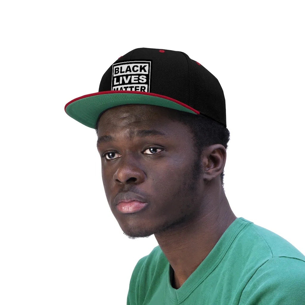 Black Lives Matter Flat Bill Hat