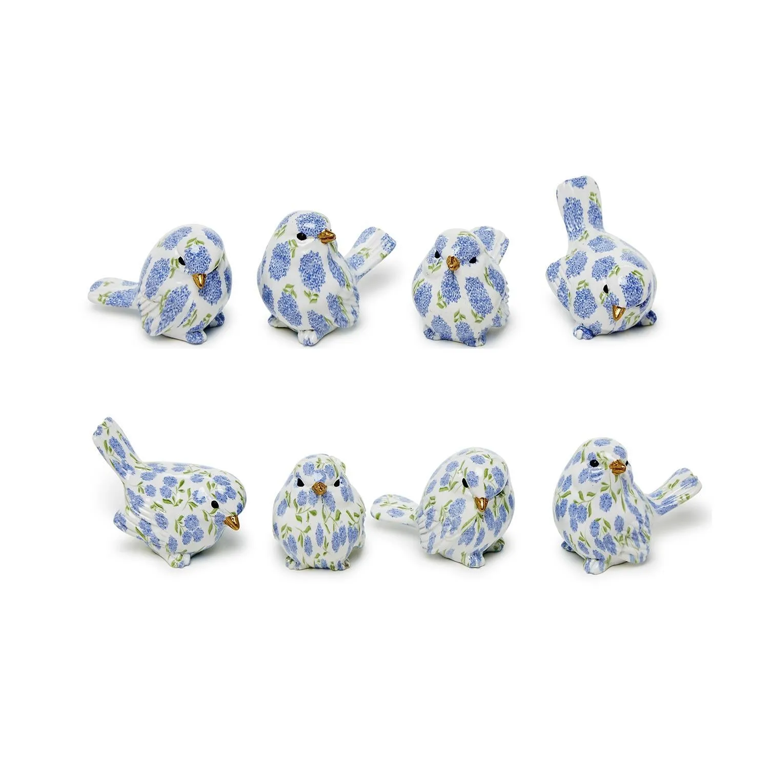 Blue Hydrangea Bird