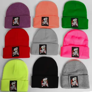 Bokeh Brand Skull Logo Patch Beanie