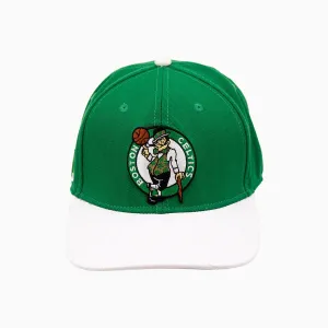 Boston Celtics NBA Leather Visor Wool Snapback Hat
