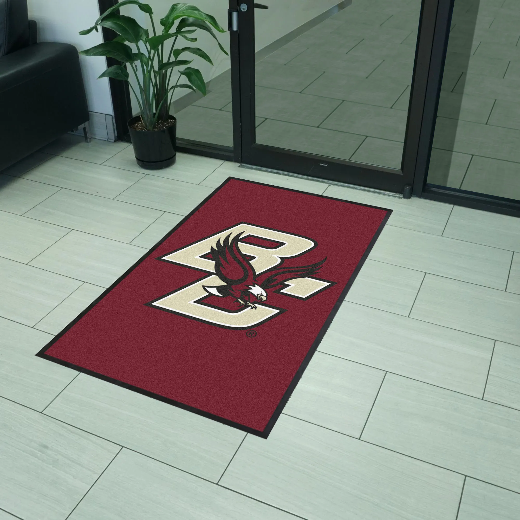Boston College 3X5 Logo Mat - Portrait
