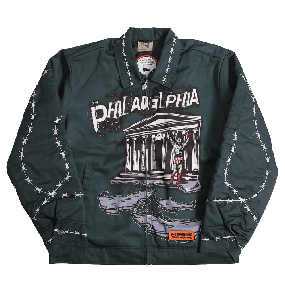 BRAND X PHILADELPHIA REAPER WORK JACKET (BLACK)