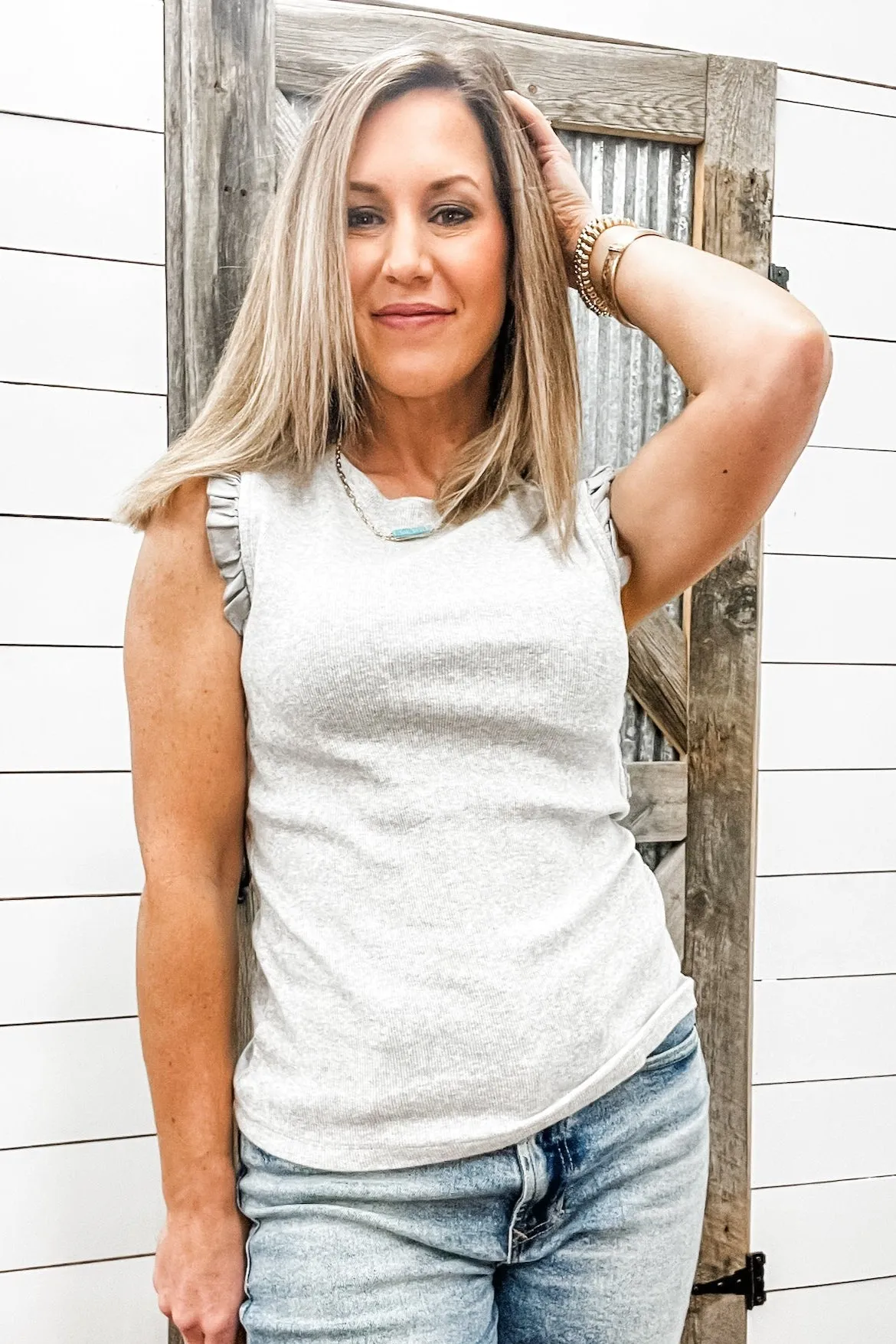 Bridget Tank Heather Grey