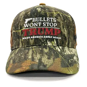 Bullet Won't Stop Trump Embroidery Hat