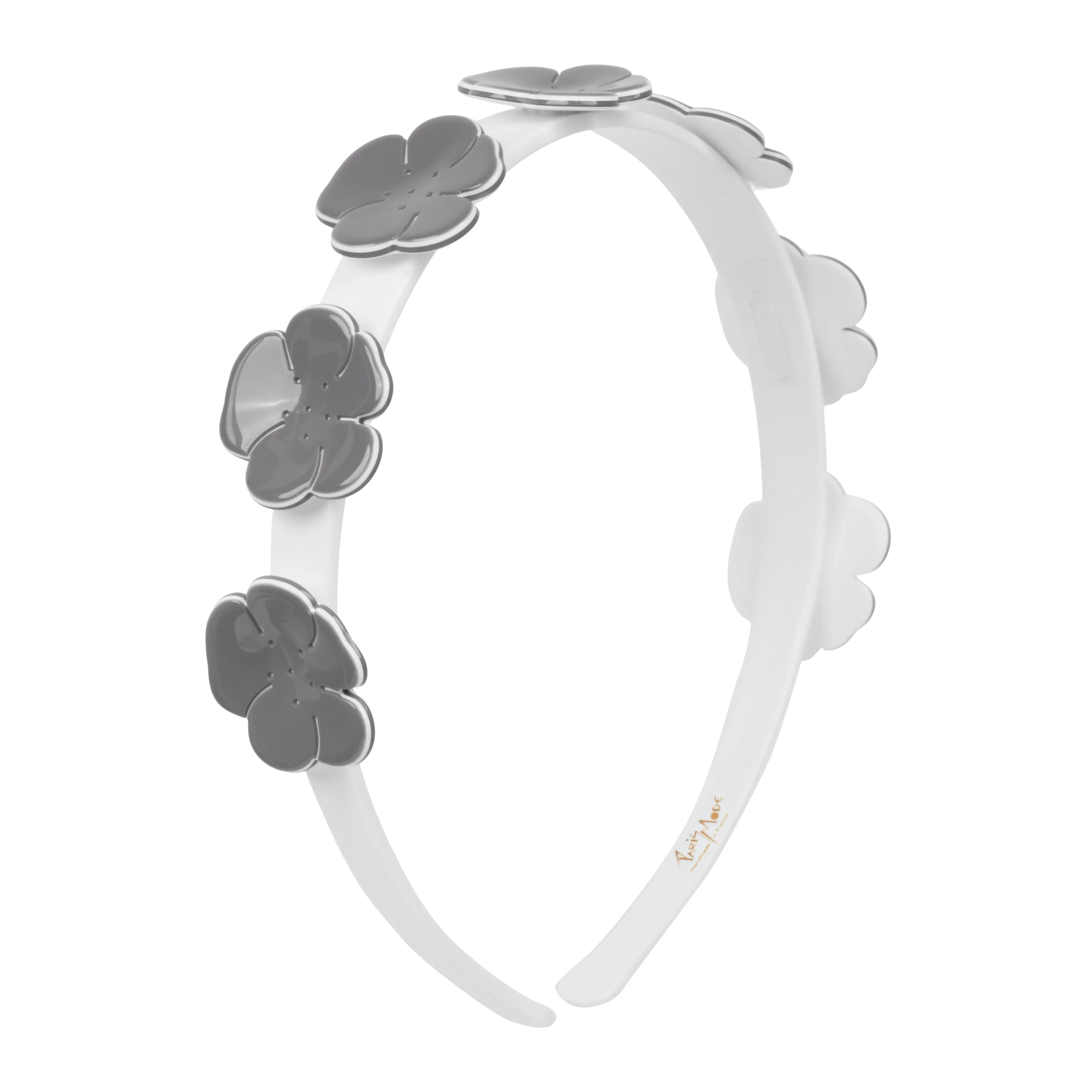 Camellia 1.5 cm Grey Alice Band
