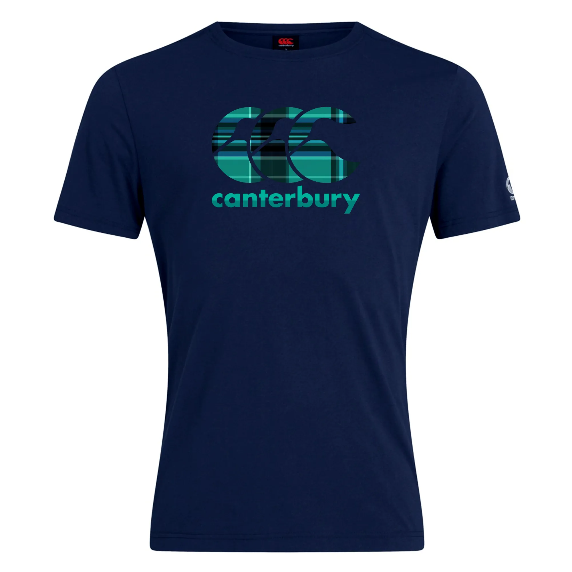 Canterbury CCC Tartan Club Plain T-Shirt