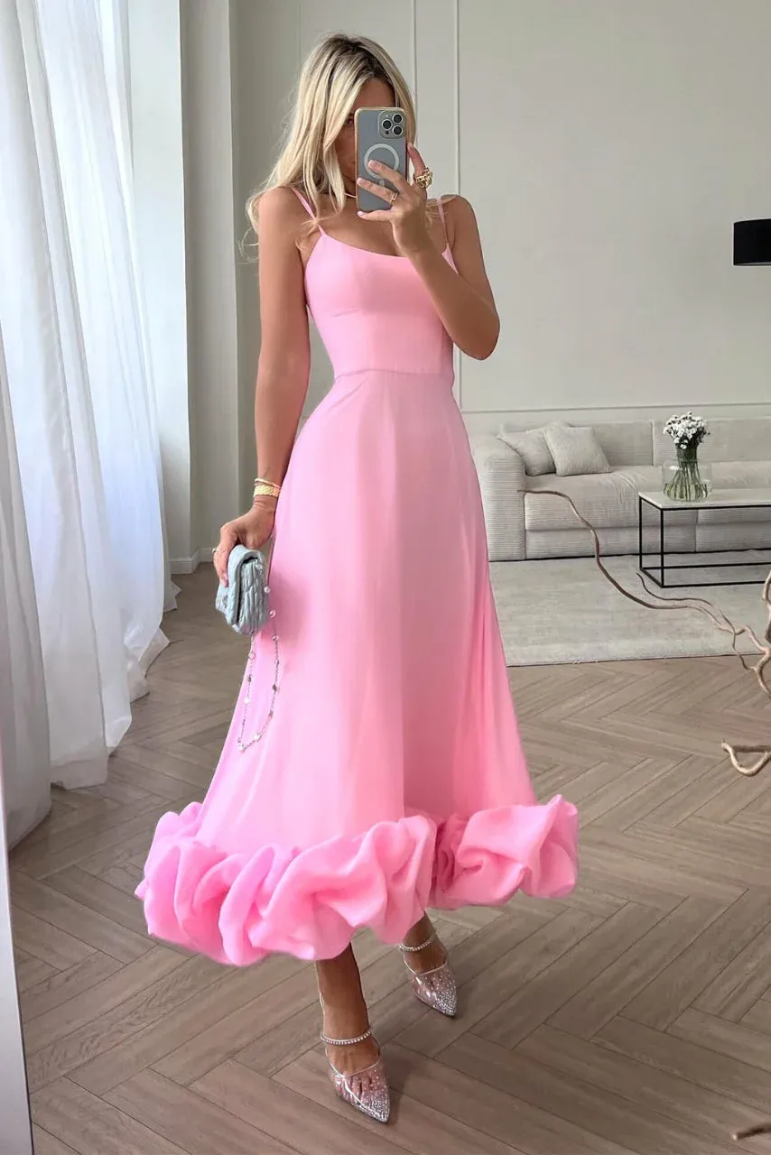Carla - Graceful Flowing Midi Dress