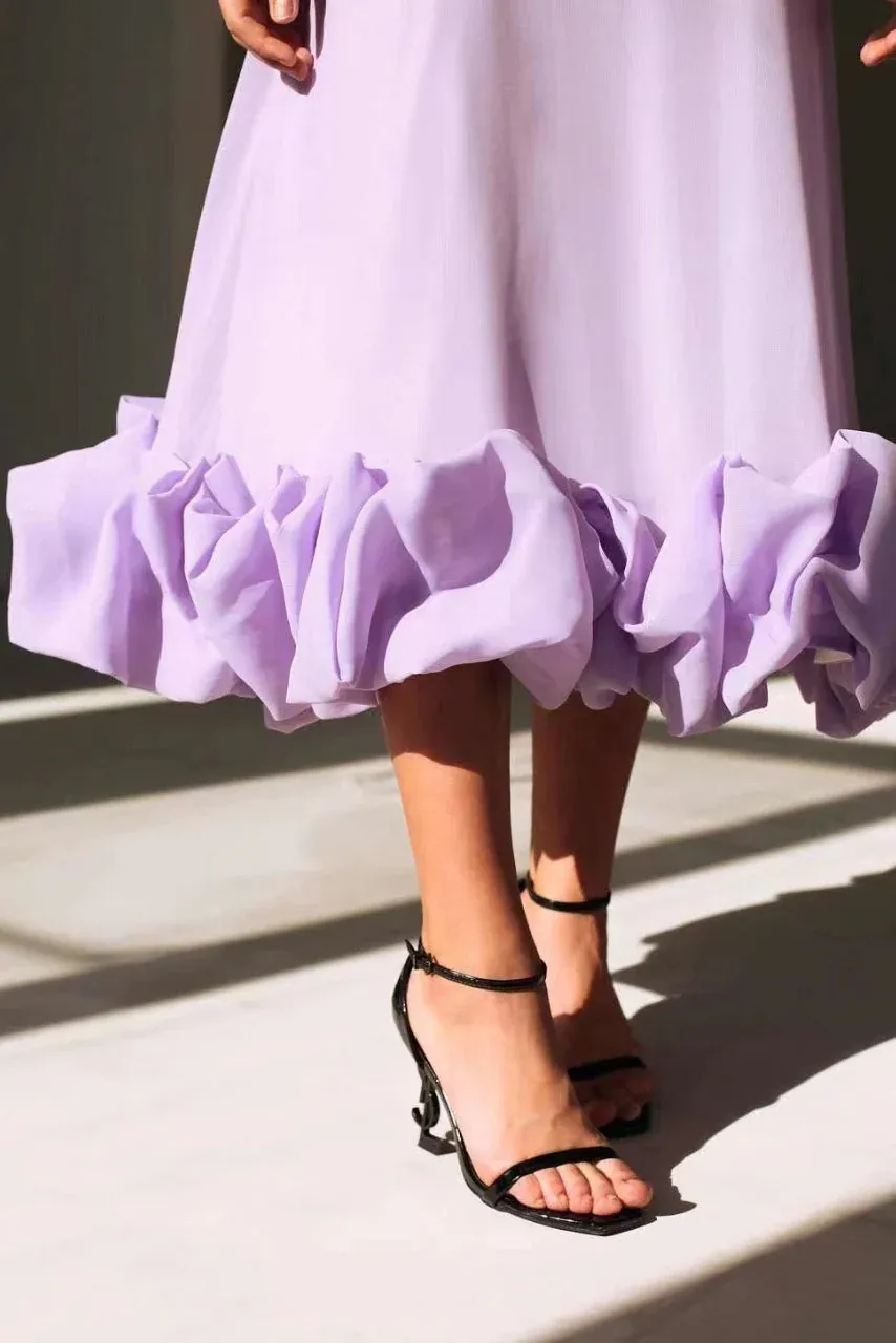 Carla - Graceful Flowing Midi Dress