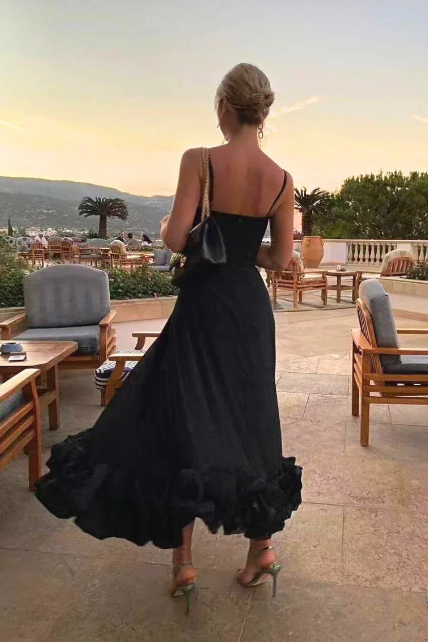 Carla - Graceful Flowing Midi Dress