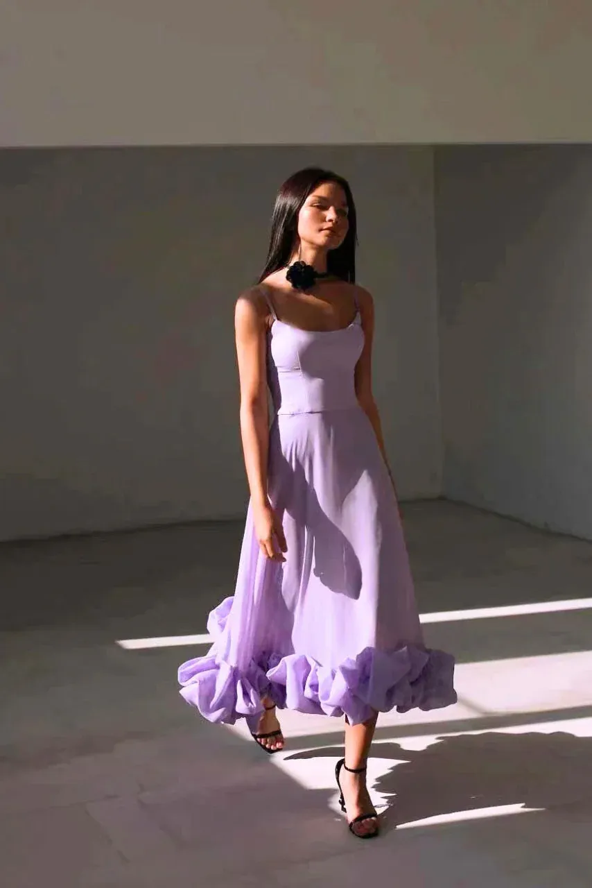 Carla - Graceful Flowing Midi Dress