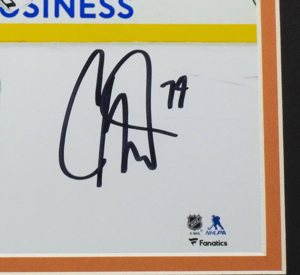 Carter Hart Signed Framed Philadelphia Flyers 8x10 Save Photo Fanatics
