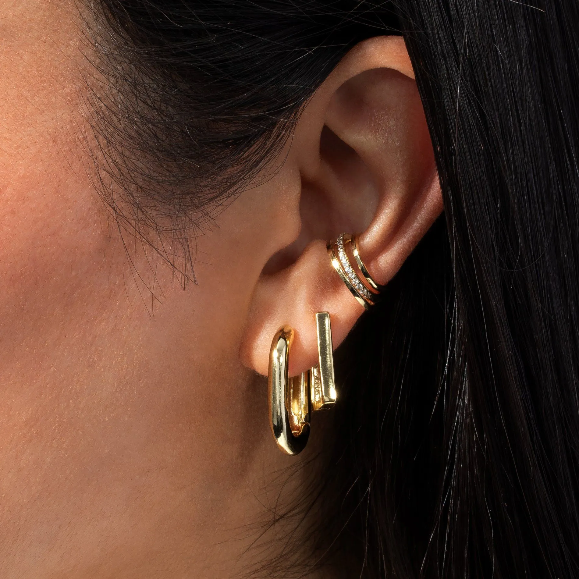 Cascading Pavé Ear Cuff