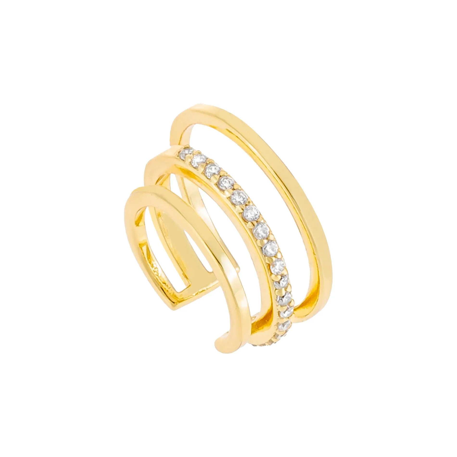 Cascading Pavé Ear Cuff