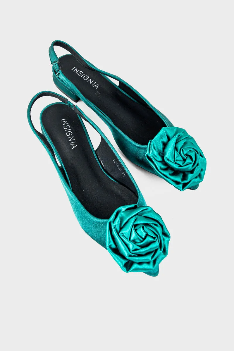 Casual Sling Back IC4005-Botl Green