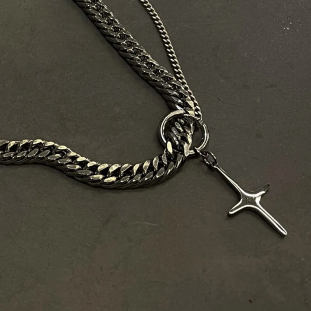 Casual Starry Titanium Steel Necklace