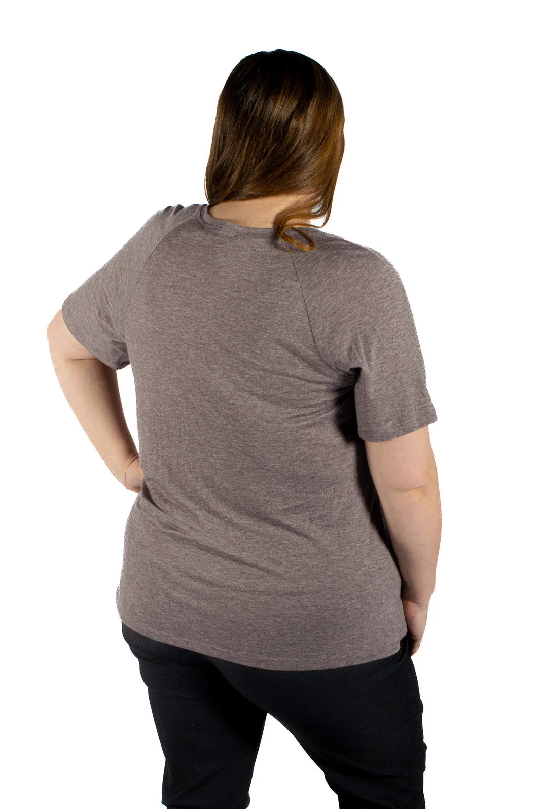 Chandail Moab Merino Taille Plus - Aubergine