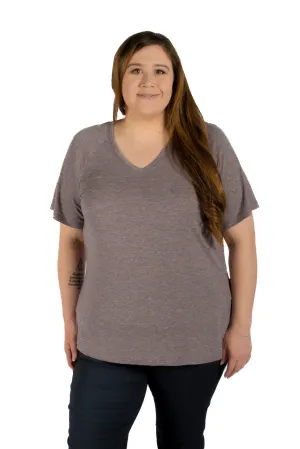 Chandail Moab Merino Taille Plus - Aubergine