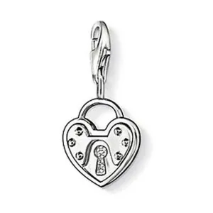 Charm 0806 Padlock Heart